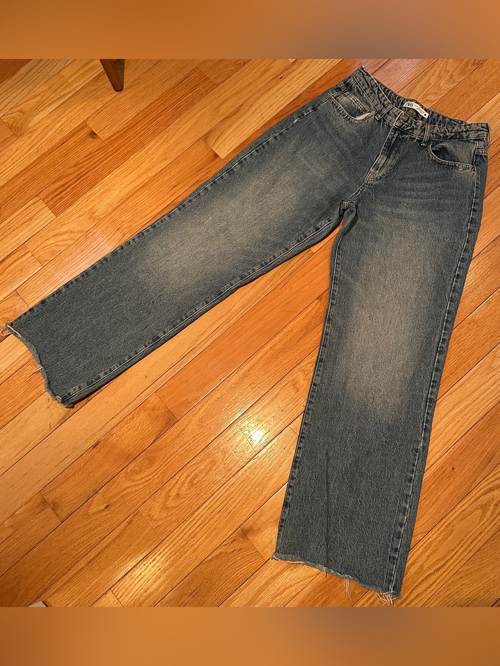 Zara low rise straight jeans - Picture 3 of 7